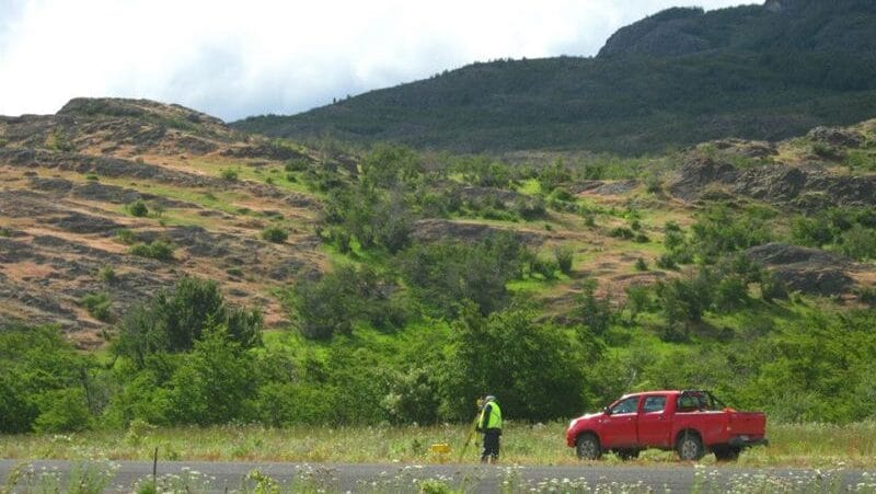 Trabajos geodésicos y topográficos, proyecto hidroeléctrico